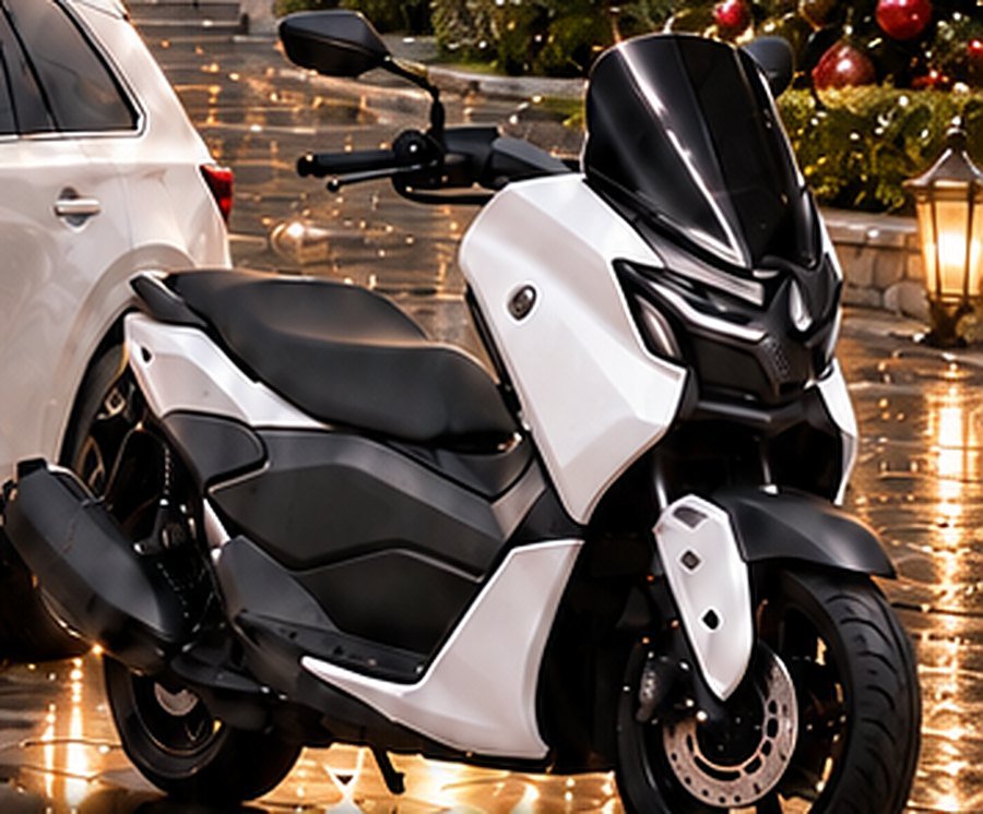 Yamaha NMAX blanca